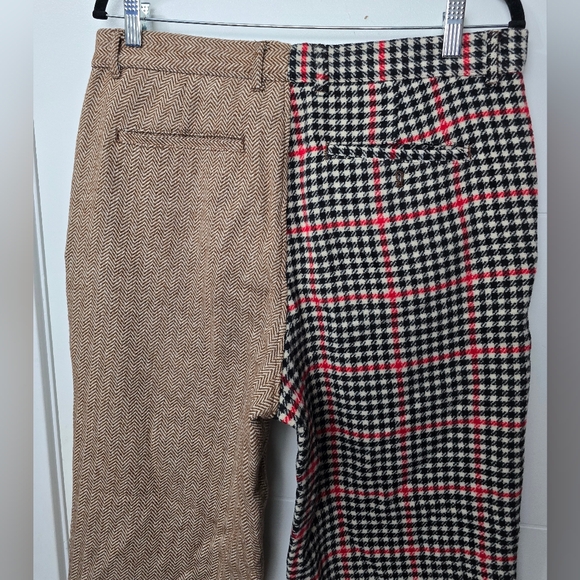 Rowing Blazers Wool Blend Mixed Print Plaid Fish and Bone Trouser 33”W - Picture 7 of 11